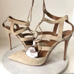 Aquazzura Nude Pumps